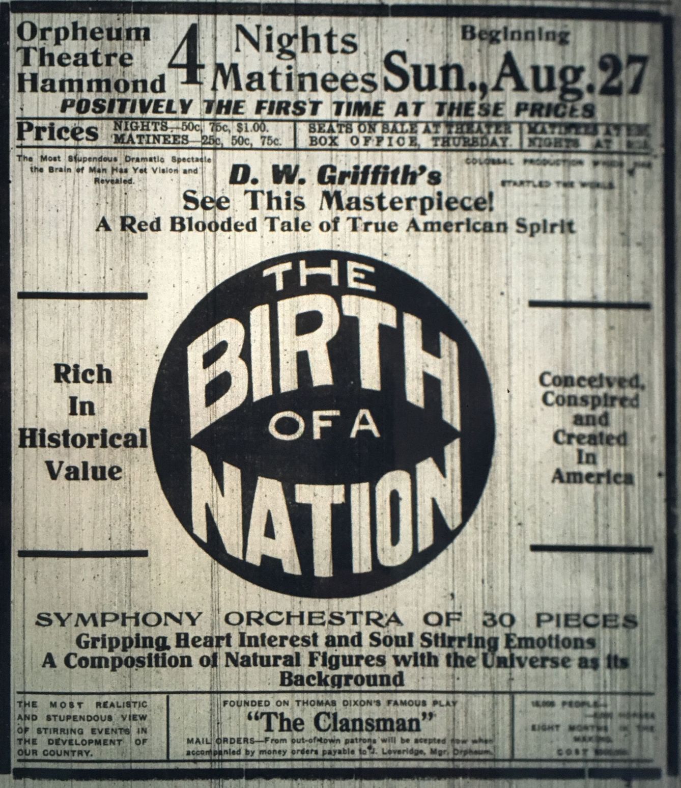 The Birth of a Nation
